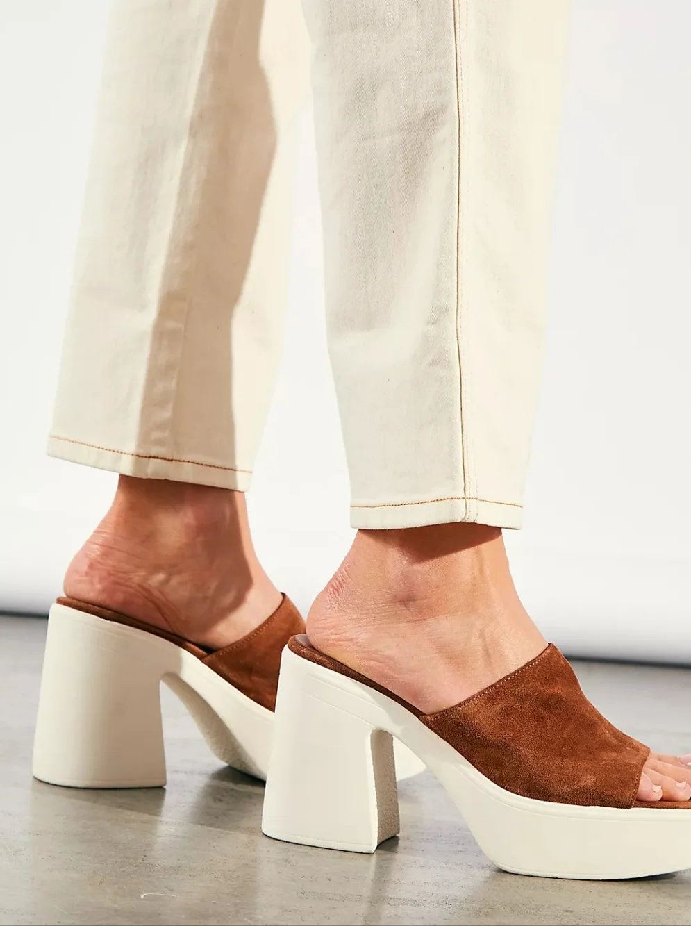 Free People Suede Zoe Platforms - Picture 3 of 10